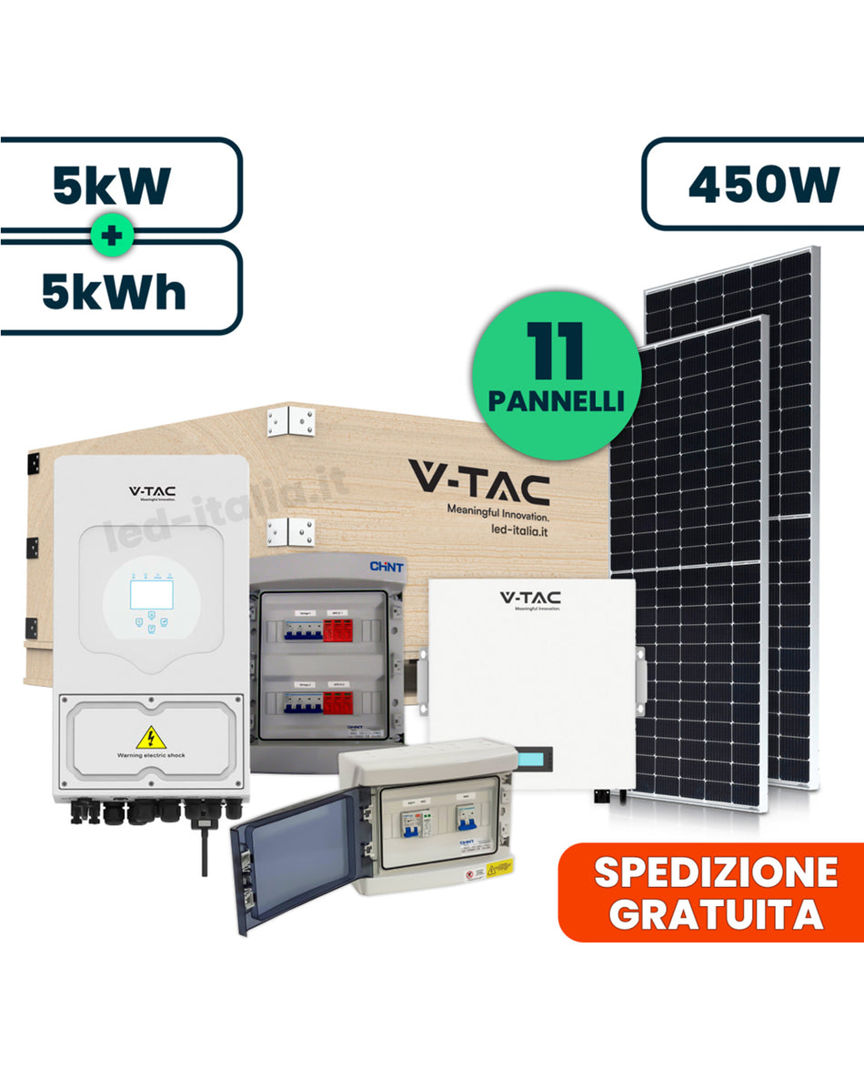 Kit fotovoltaico 105053 V-TAC