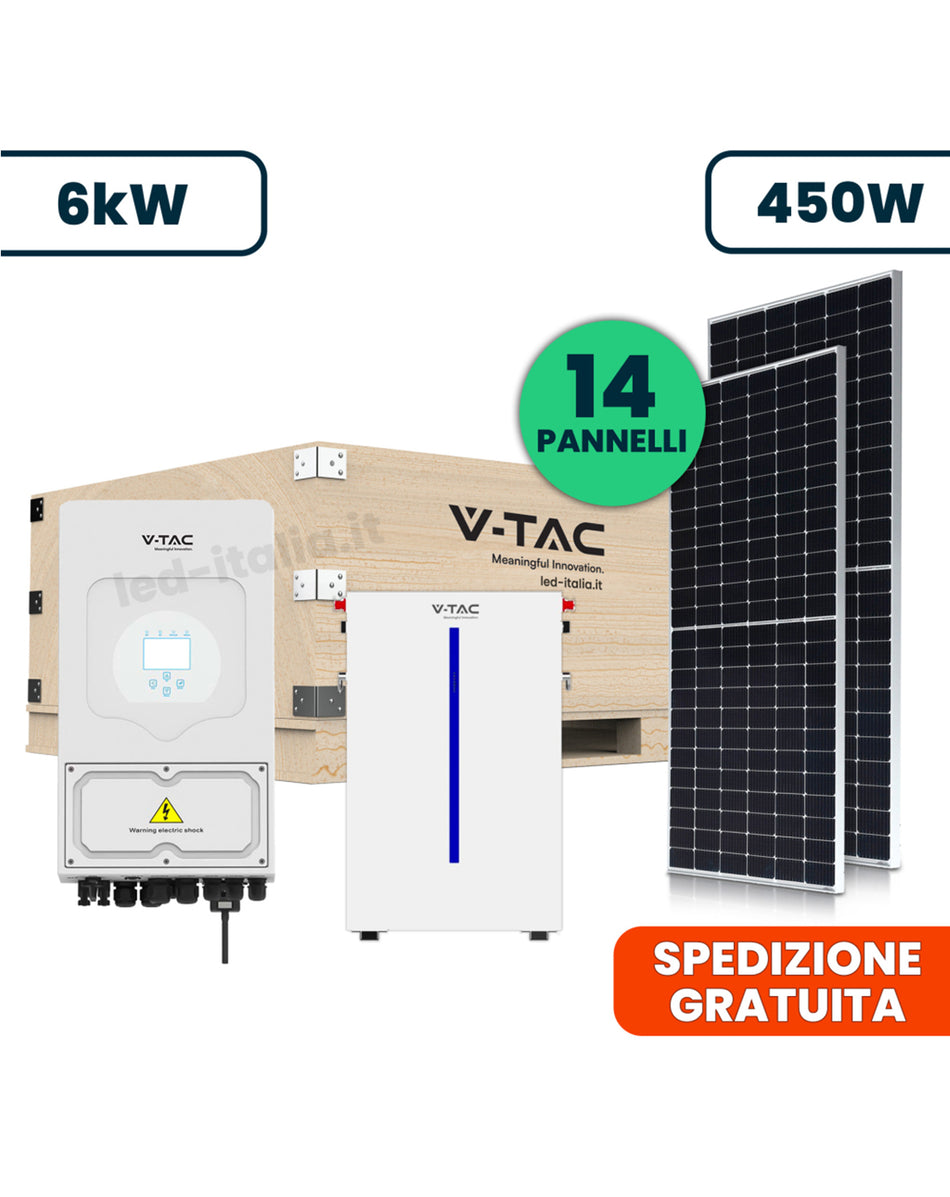 Kit fotovoltaico 106063 V-TAC