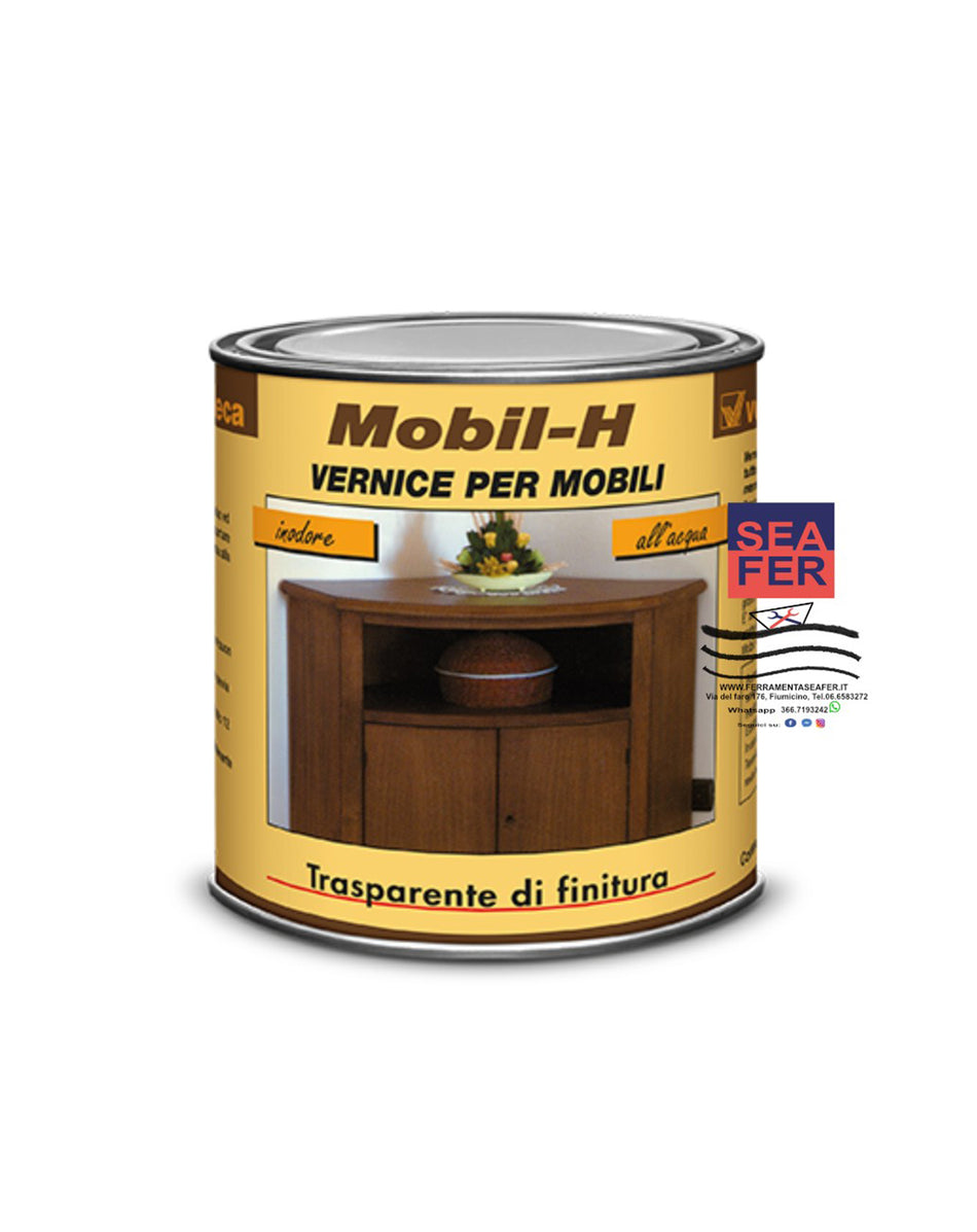 Vernice trasparente per mobili in legno 250 ml MOBIL-H VELECA