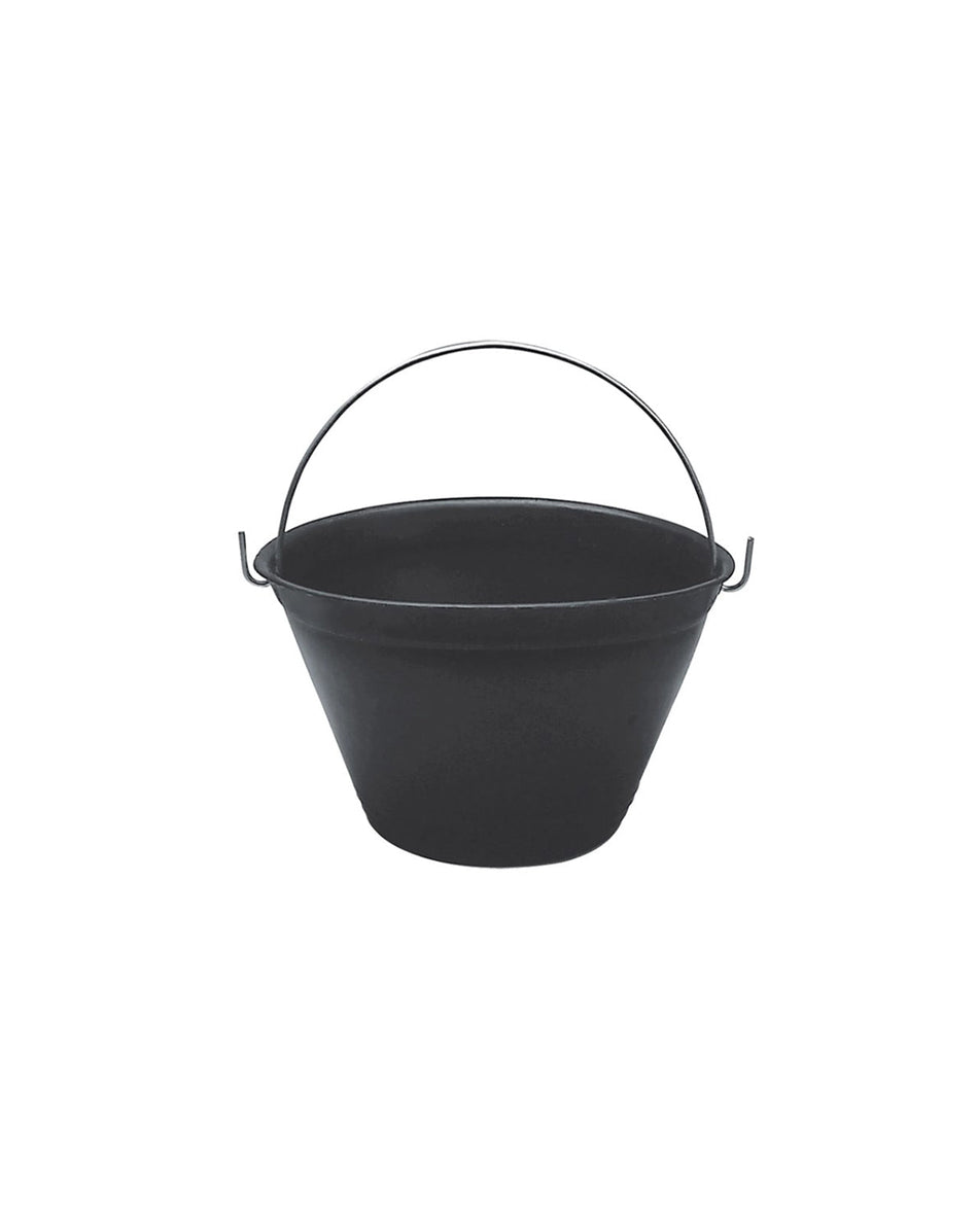 Secchio per muratore nero in pvc DFL