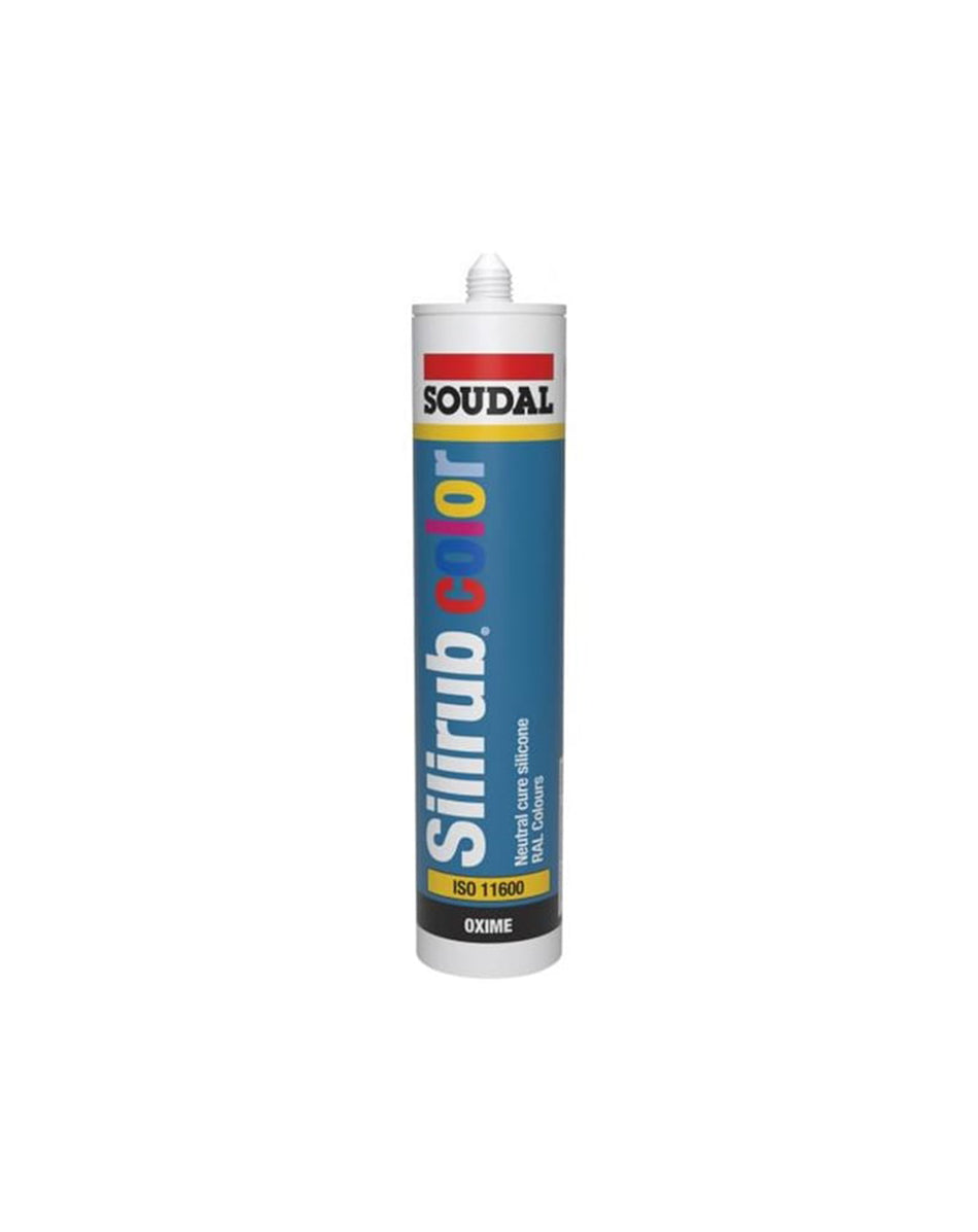Sigillante siliconico neutro 300 ml RAL 1015 SILIRUB COLOR SOUDAL