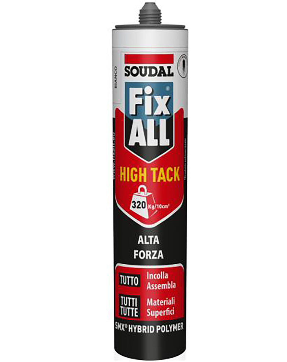 Sigillante bianco 290 ml FIX ALL HIGH TACK SOUDAL