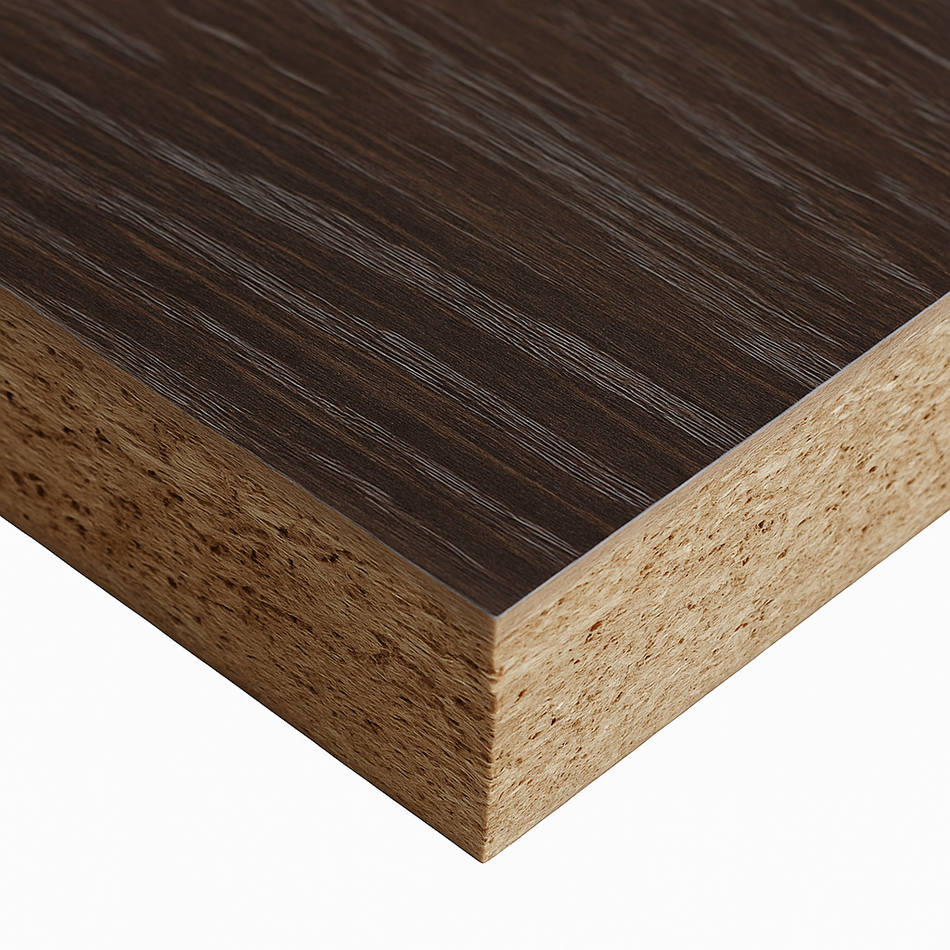 Pannelli Truciolare Bilaminato Noce scuro decapato