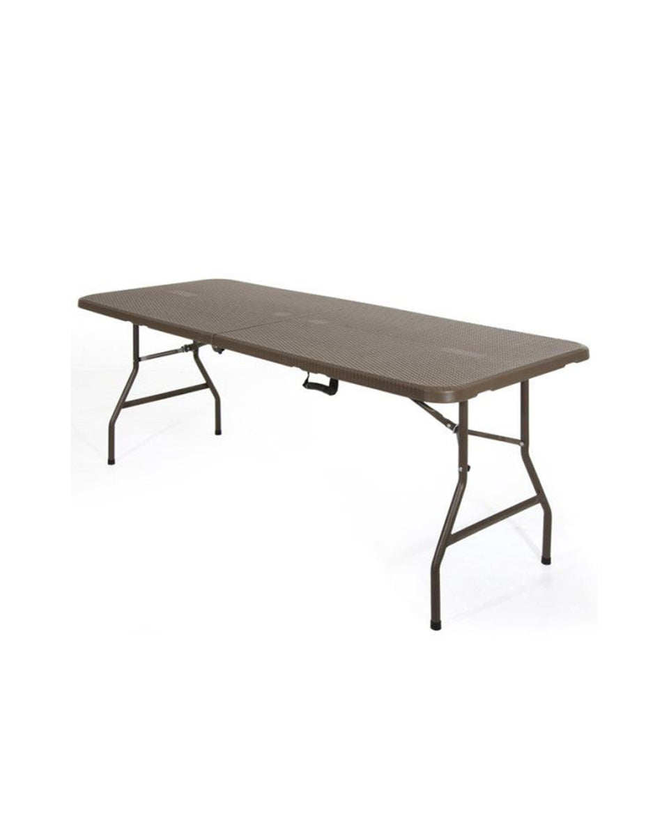 TAVOLO BIRRERIA CATERING PIEGHEVOLE MARRONE 180X70X74 CM