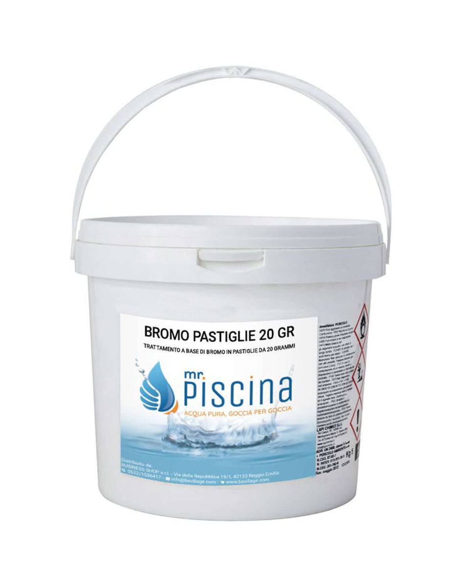 Bromo pastiglie 20 gr fusto da 5 kg DFM