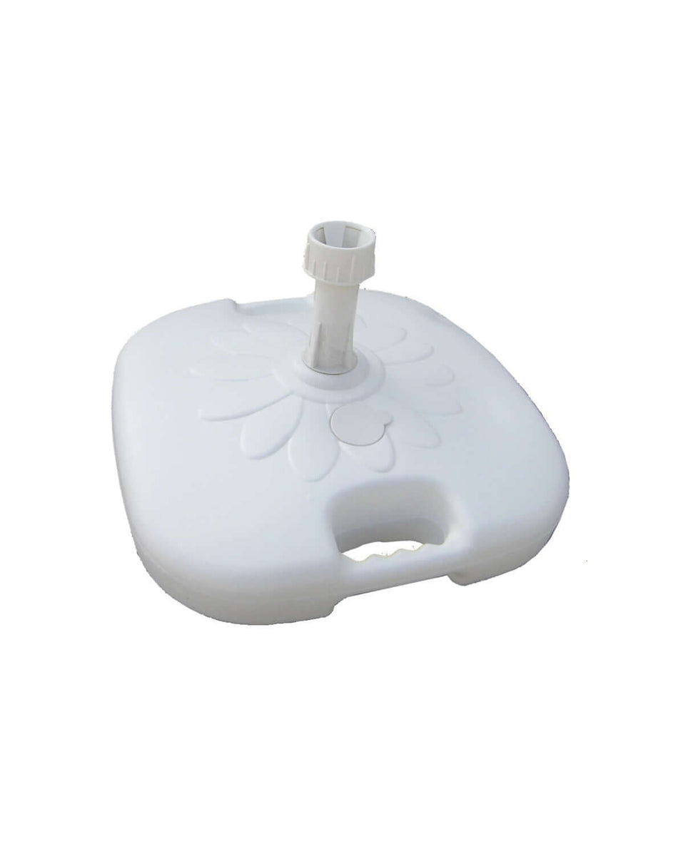 Base ombrellone plastica bianco VIRIDEX
