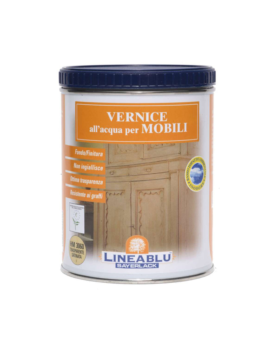 Vernice ad acqua per mobili bianco 0.75 lt SAYERLACK