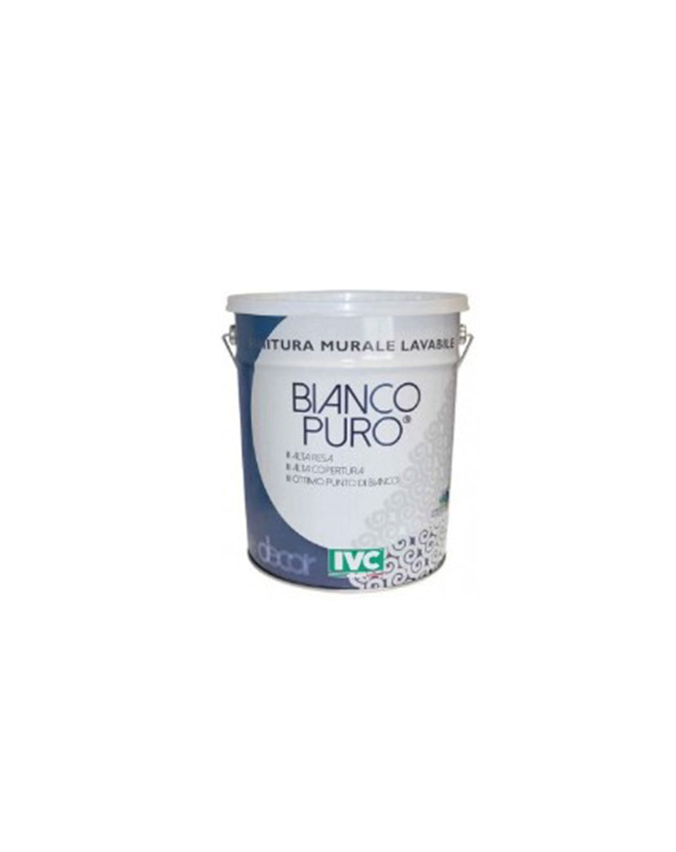 Pittura lavabile bianco puro IVC