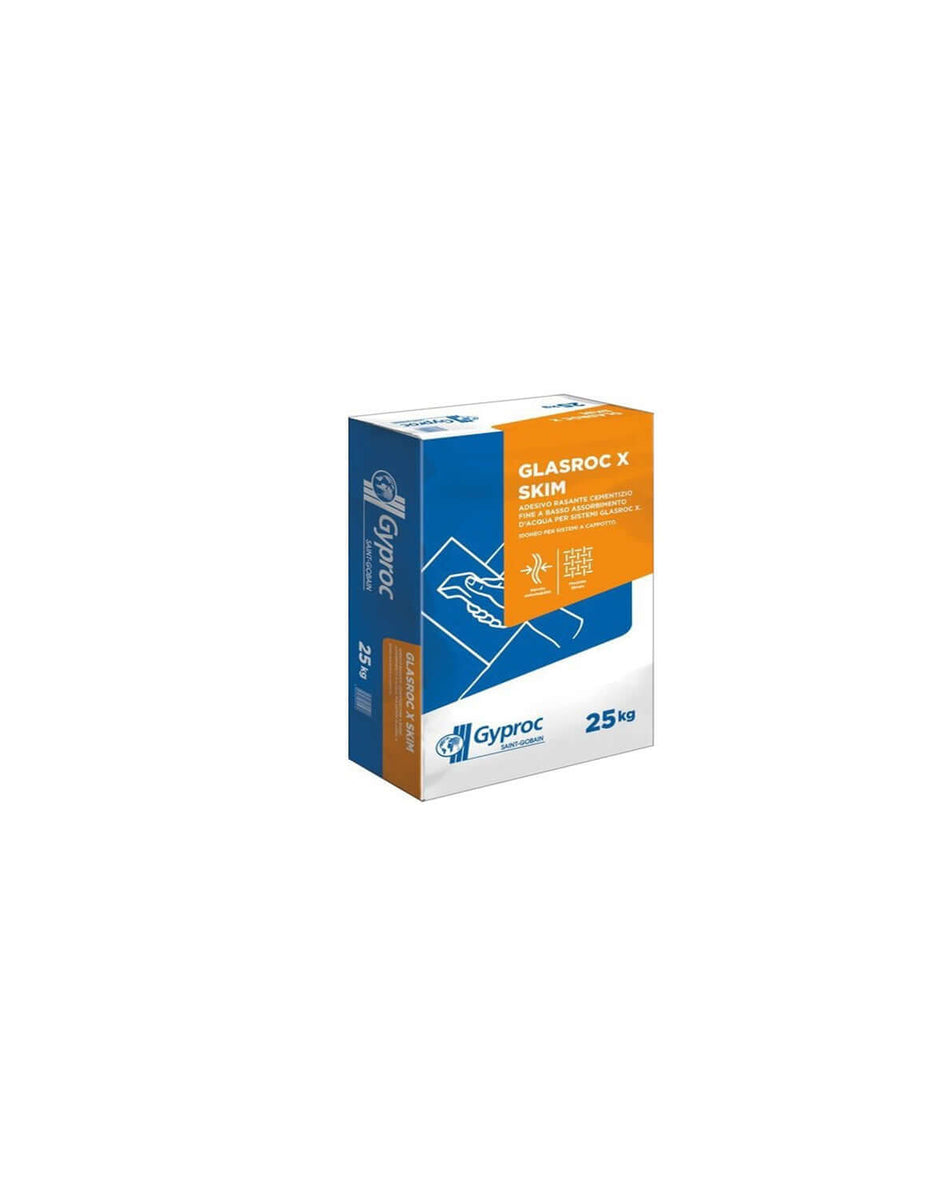 Adesivo cementizio GLASROC X SKIM 25 kg SAINT-GOBAIN
