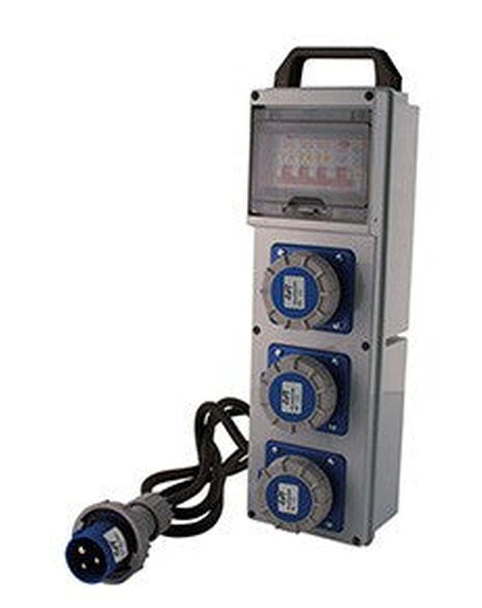 Quadro porta 3 prese 220v ip 55 FT
