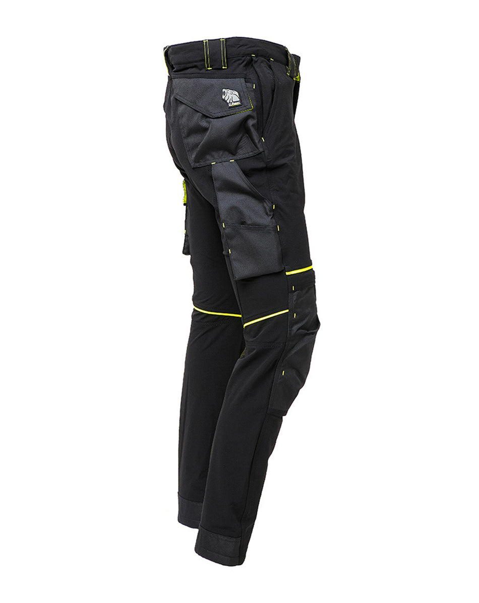 Pantalone da lavoro nero ATOM U-POWER