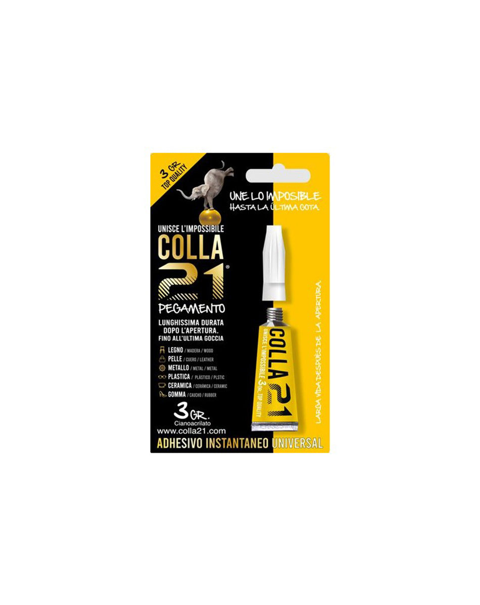Colla cianoacrilica universale COLLA 21 DISTRIBUZIONE 21
