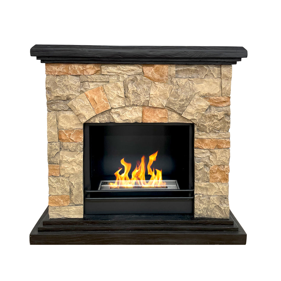 Camino a bioetanolo da terra BELLUNO finta pietra L105xP38xH100