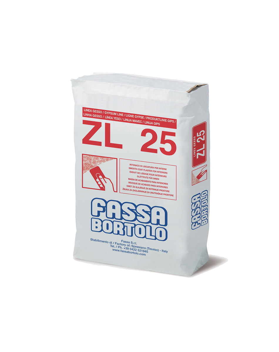 Intonaco di lisciatura 25 kg ZL25 FASSA BORTOLO