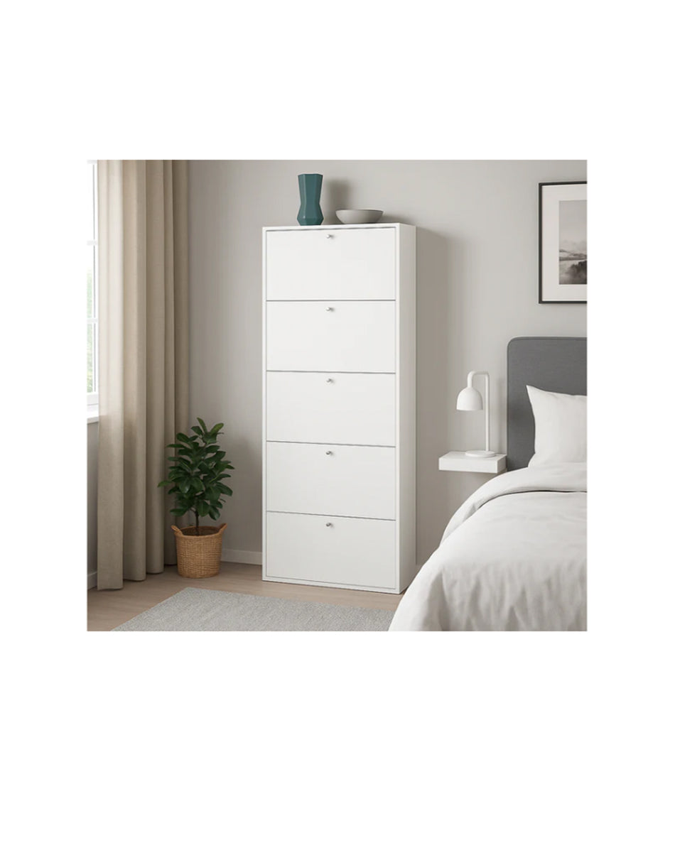 SCARPIERA SLIM 5 AN BIANCO art. 855022