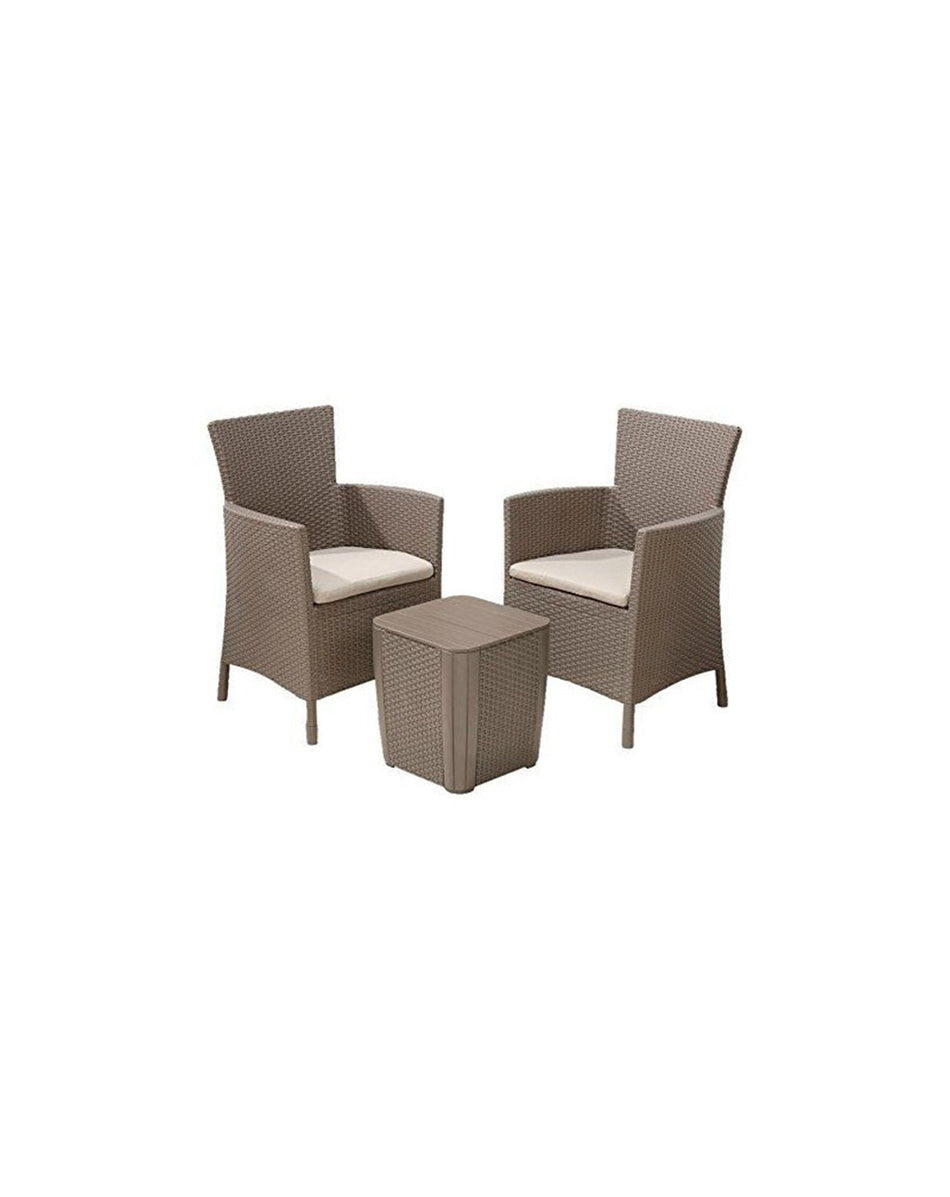 Set da giardino cappuccino IOWA BALCONY KETER