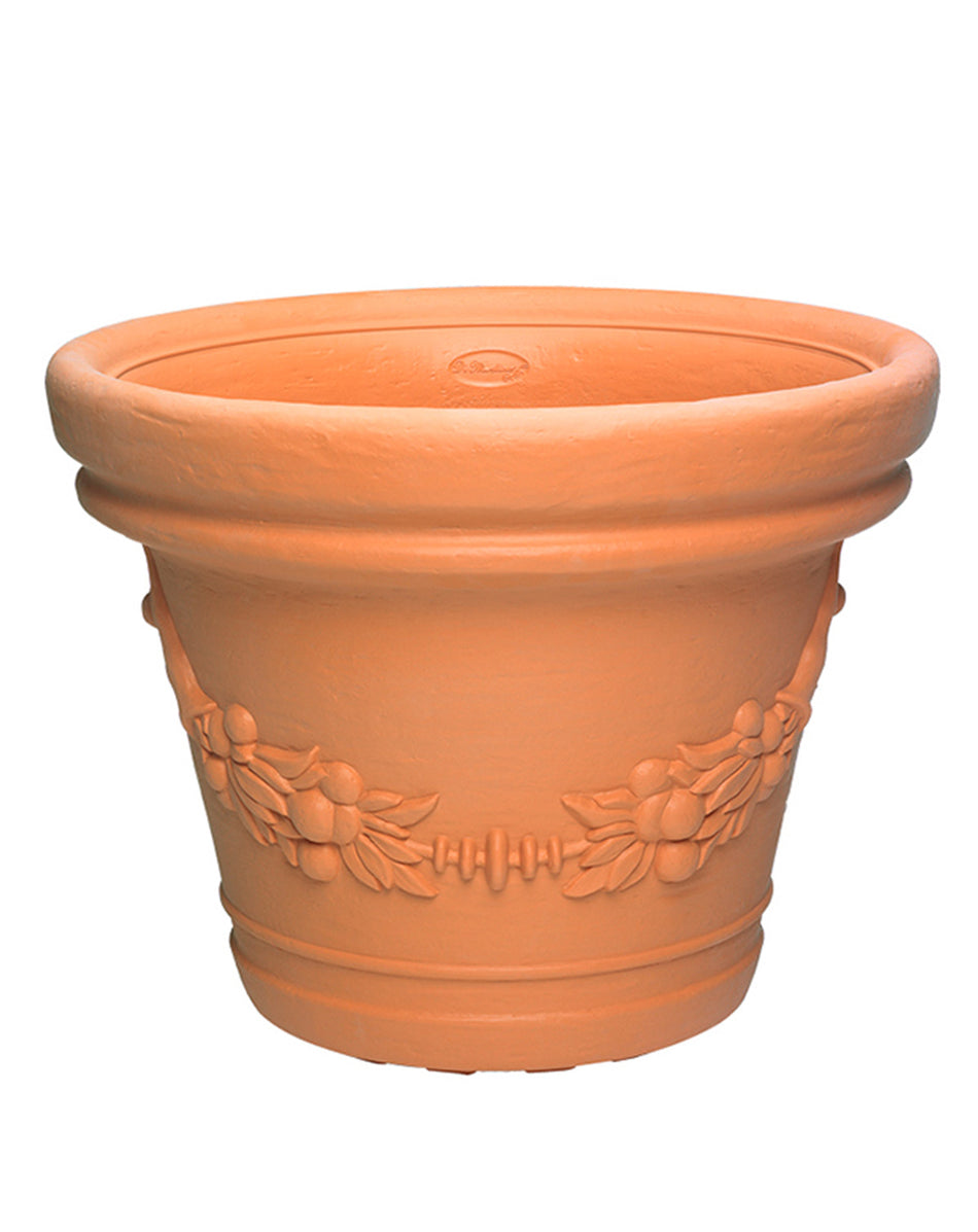 Vaso in resina decorato ELIOS DI MARTINO
