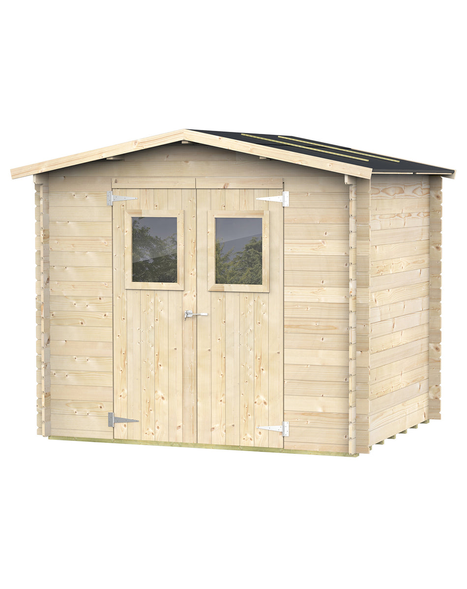 Casetta in legno porta doppia REGIS