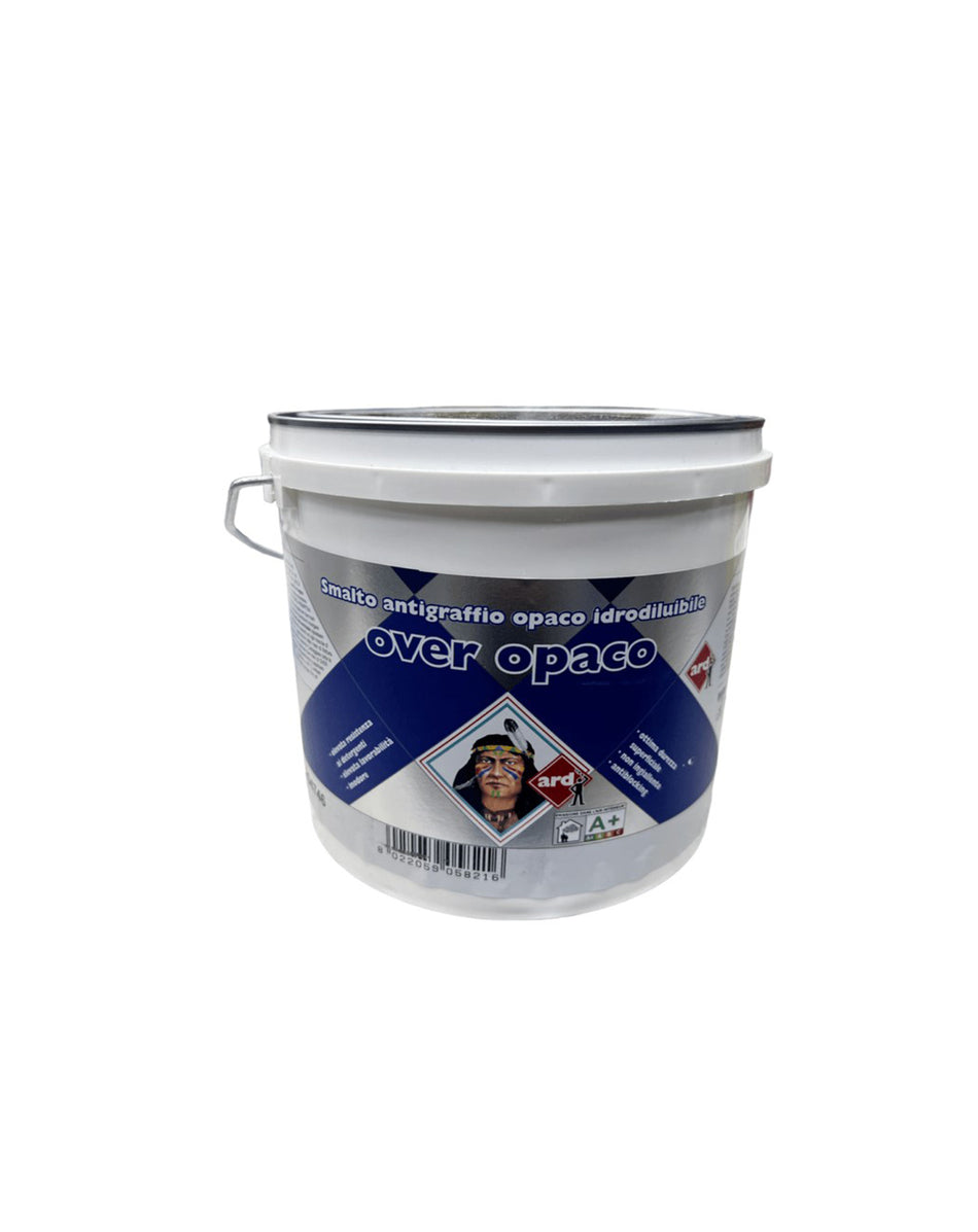 Smalto antigraffio opaco bianco 0.75 lt OVER ARD