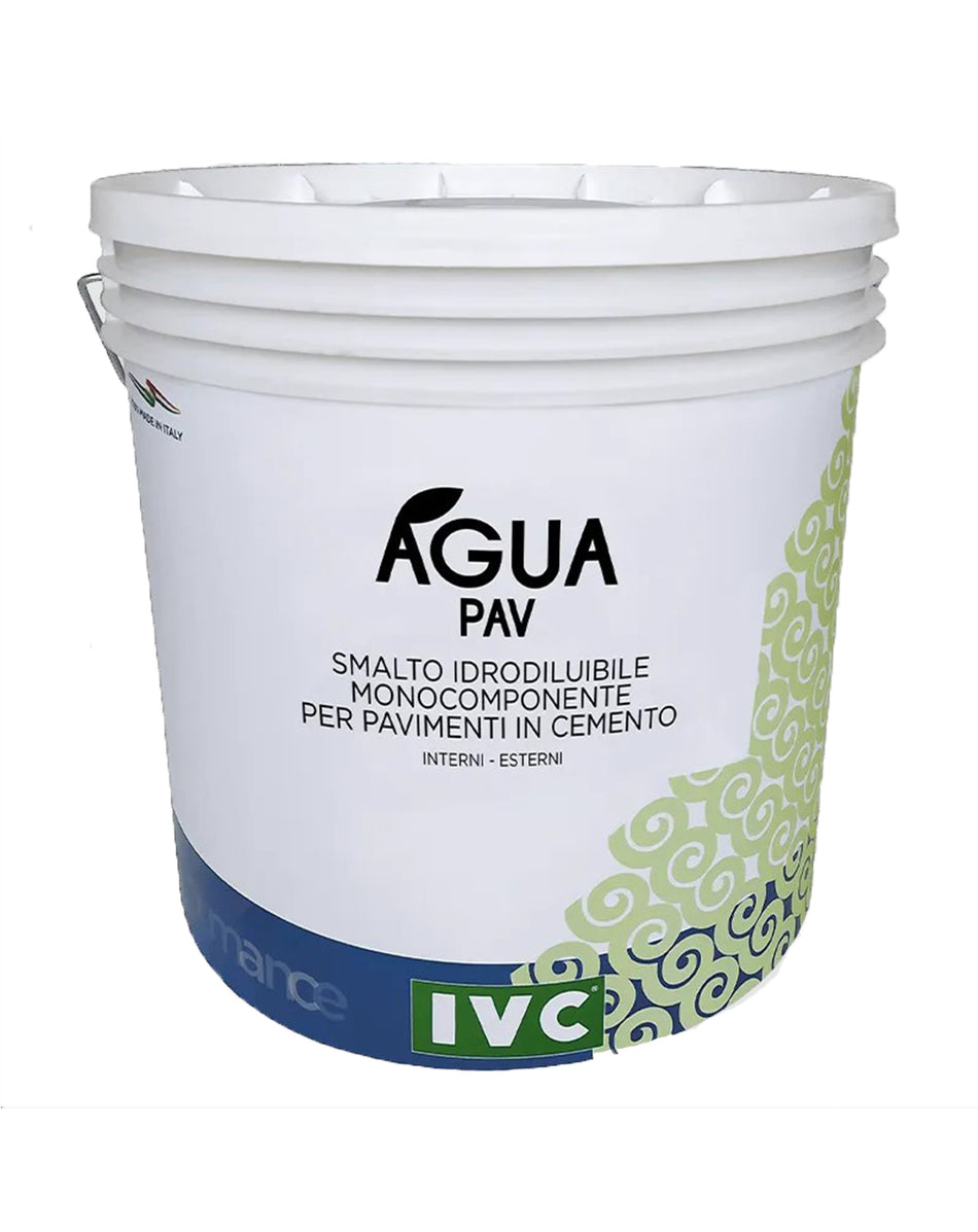 Smalto idrodiluibile per pavimenti bianco 2.5 lt AGUA PAV IVC