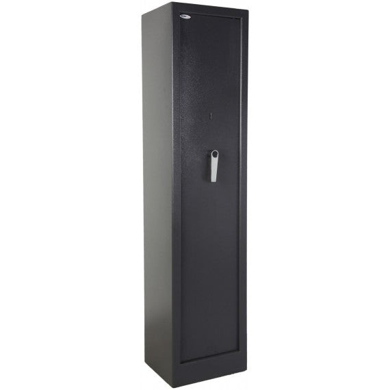 PORTAFUCILI A CHIAVE PER 5 ARMI C/TESOR. 1450X340X280