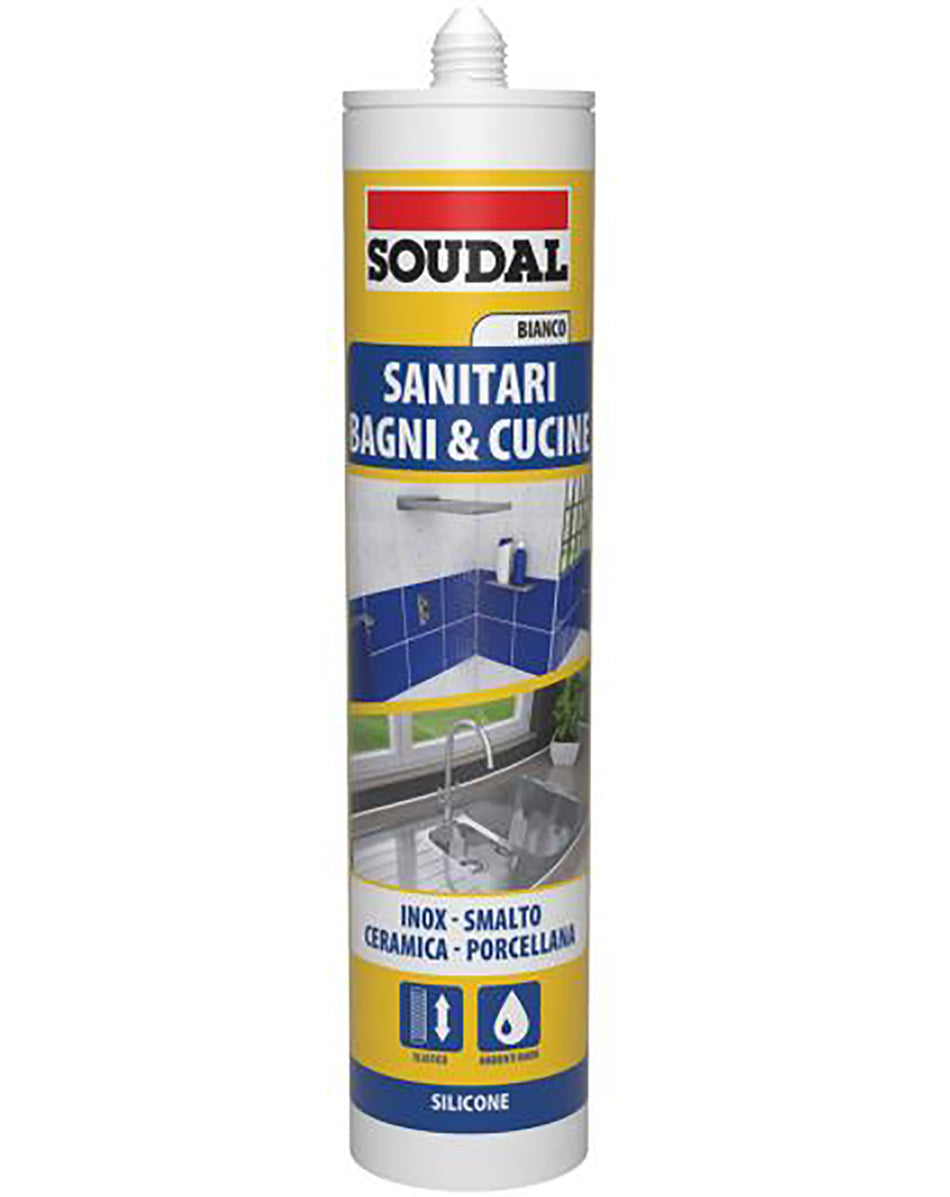 Silicone acetico sanitari 300 ml SOUDAL