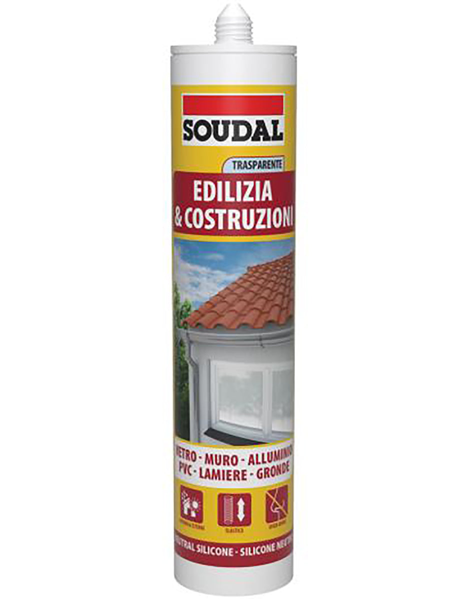 Silicone neutro per edilizia 300 ml SOUDAL